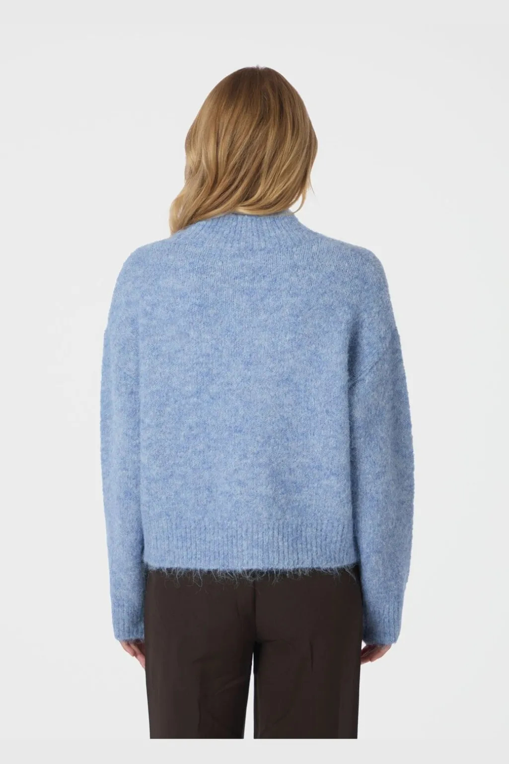 Paulina Fluffy Knit Blouse 164729