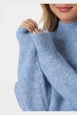 Paulina Fluffy Knit Blouse 164729