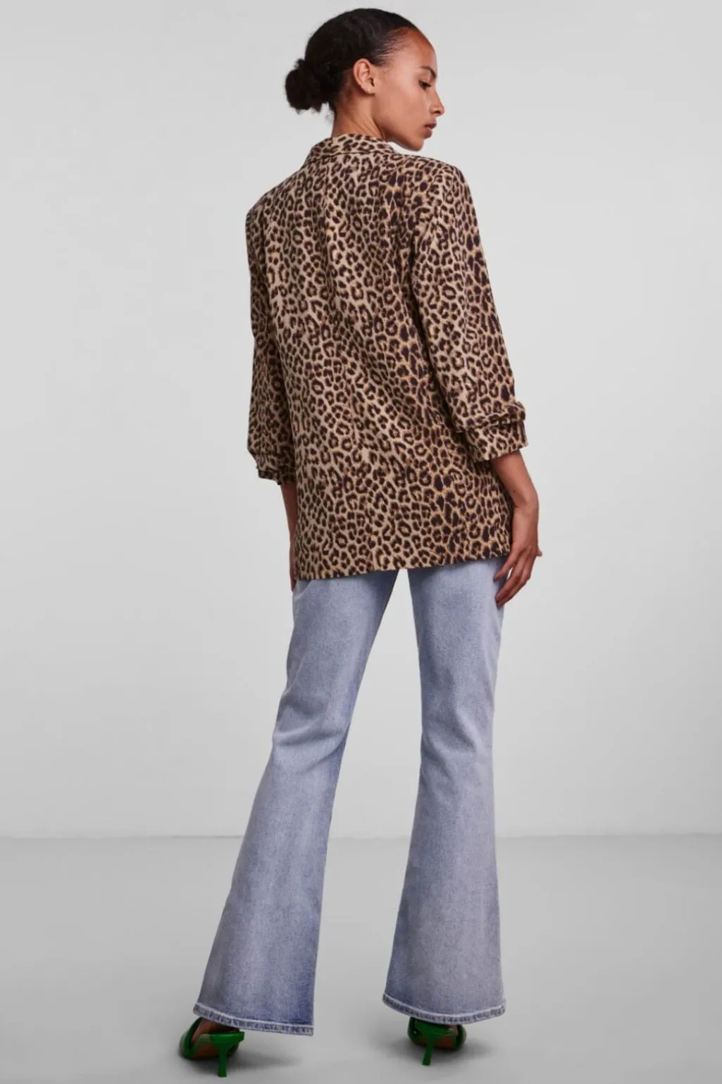 Pcbosella 3/4 Printed Blazer