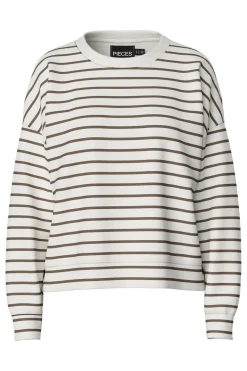 Pcchilli Ls Sweat Stripes