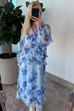 Pcclara Ls Long V-Neck Dress