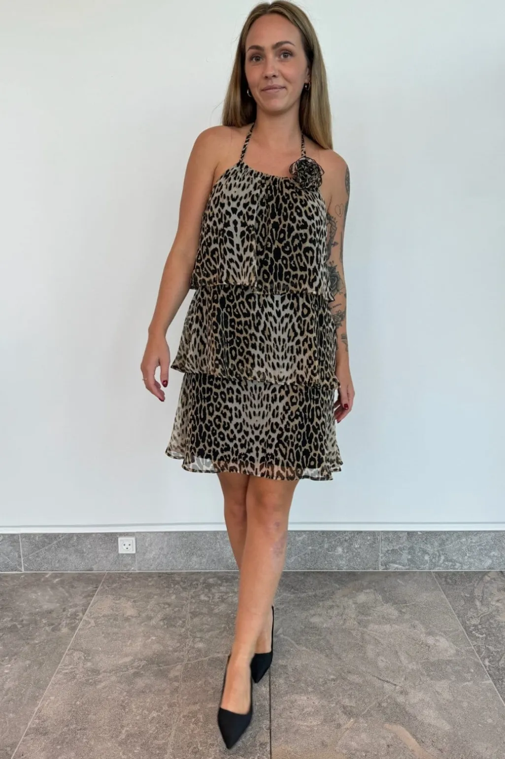 Pcclara Sl Short Layred Dress Kca