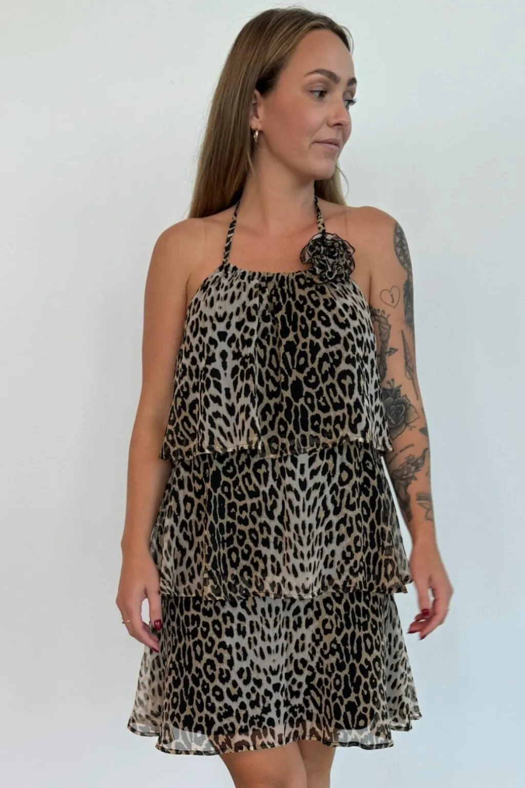 Pcclara Sl Short Layred Dress Kca