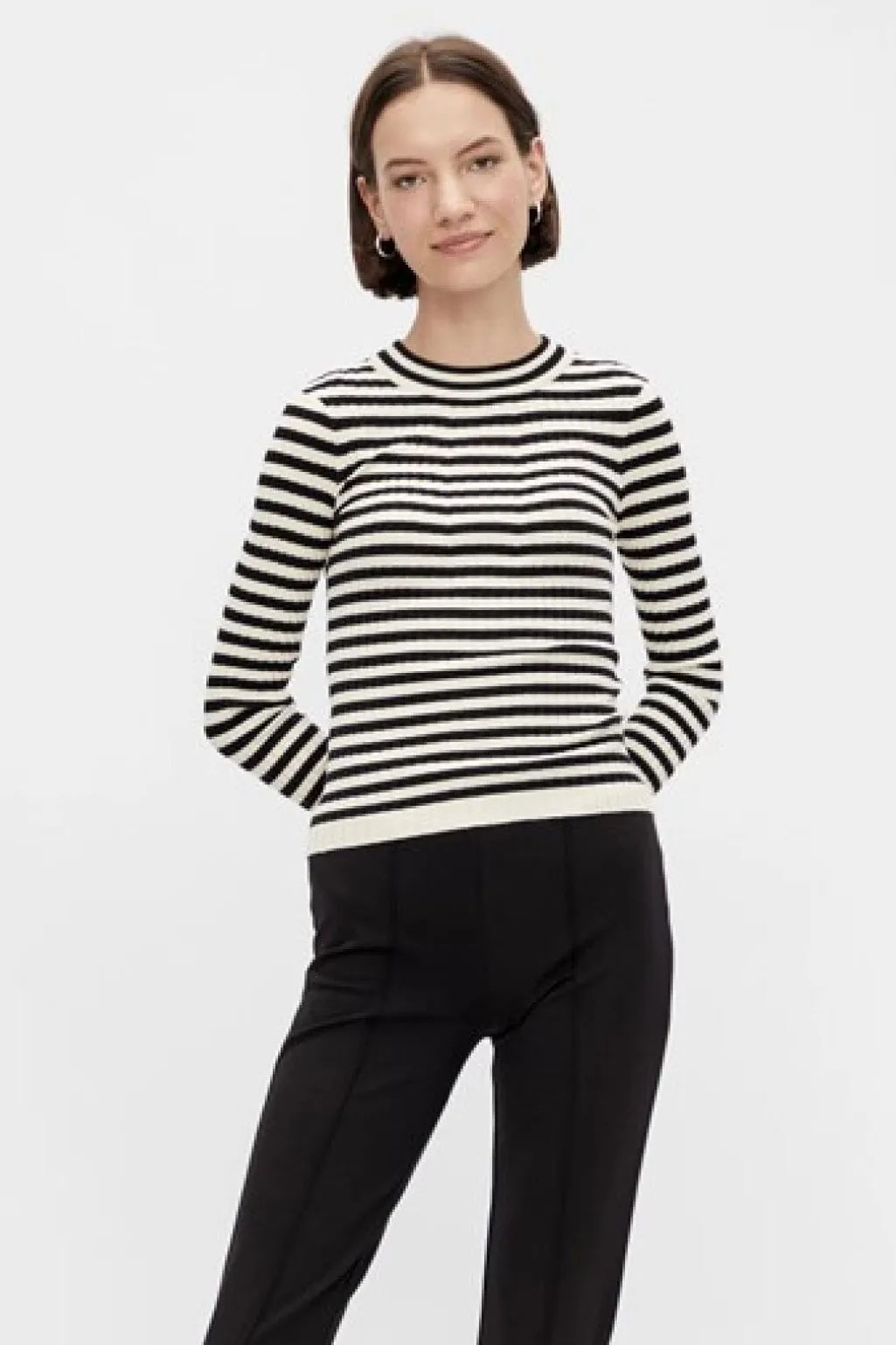 Pccrista Ls O-Nech Knit Noos