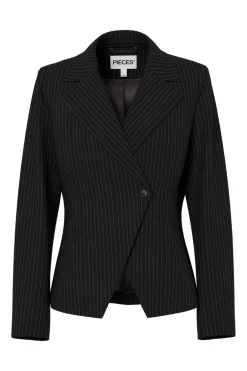 Pcfalka Ls Fittet Pinstriped Blazer