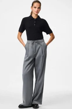 Pcfalka Pinstriped Tie Pants