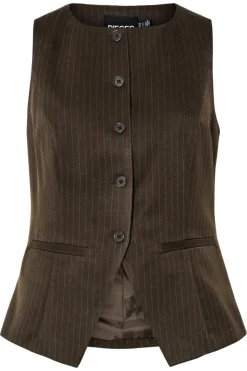 Pcfalka Sl Pinstriped Vest Fsy