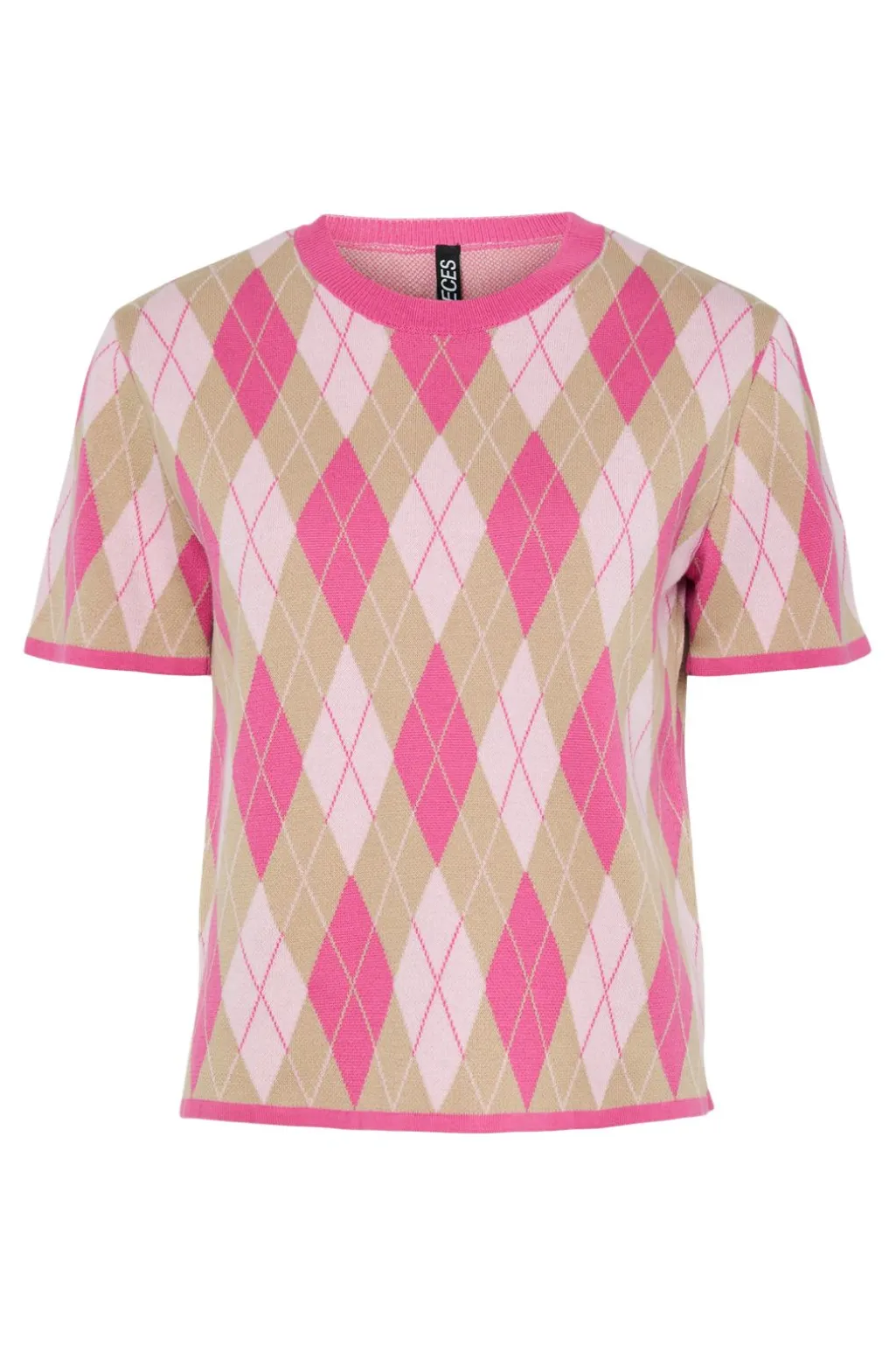 Pcfarley Ss O-Neck Knit Fsy