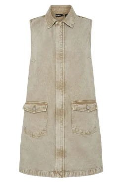 Pcfay Sl Denim Dress