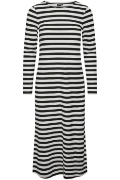 Pcfiline Ls O-Neck Midi Dress Kac