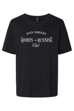 Pcfiona Ss O-Neck Tee Fsy