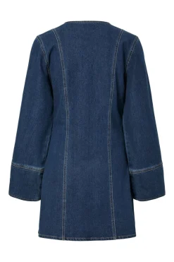 Pcflora Ls Denim Dress