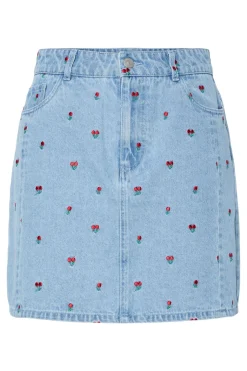 Pcfreia Short Denim Skirt Fsy