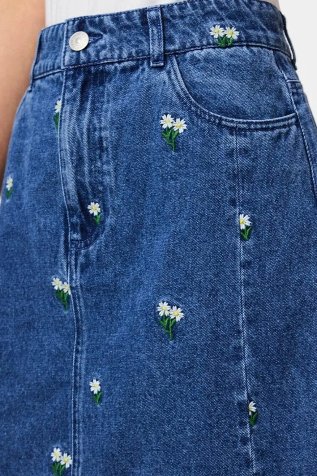 Pcfreia Short Denim Skirt Fsy