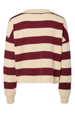 Pcjassy Ls Polo Knit Cardigan