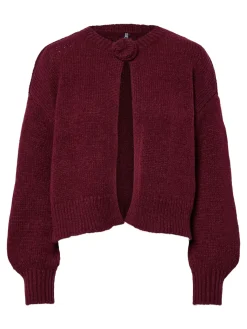 Pcjelena Ls O-Neck Knit Cardigan