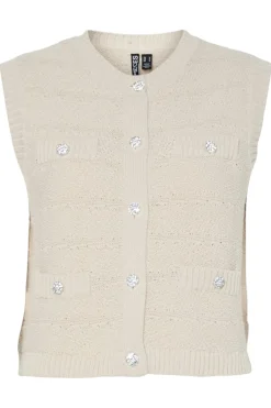 Pcjena Sl O-Neck Knit Vest