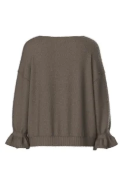 Pcjimma Ls O-Neck Tie Knit Cardigan