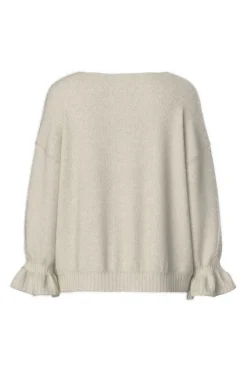 Pcjimma Ls O-Neck Tie Knit Cardigan