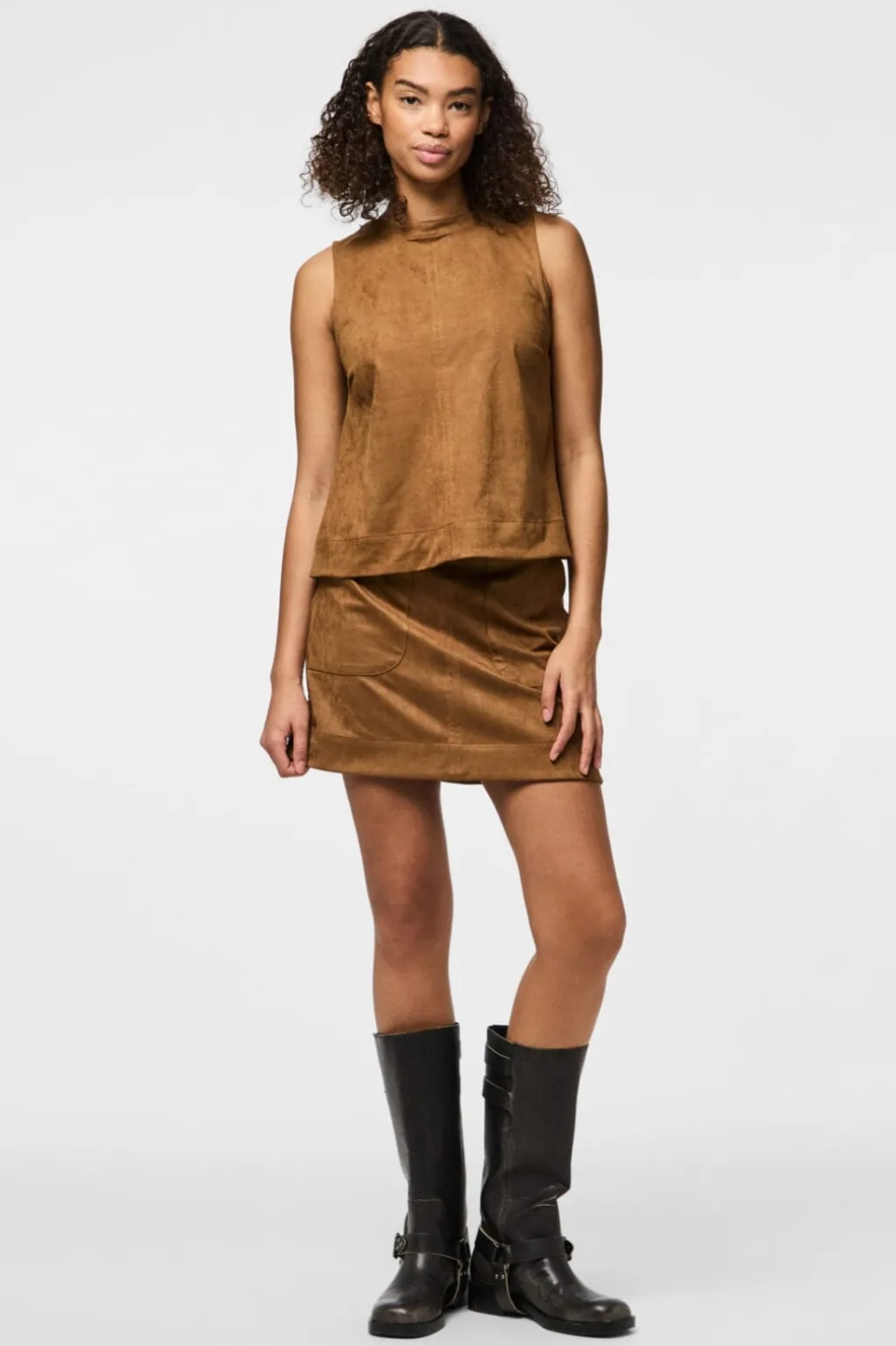 Pcjuno Sl O-Neck Top Fsy