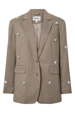 Pckamil Check Sequin Blazer