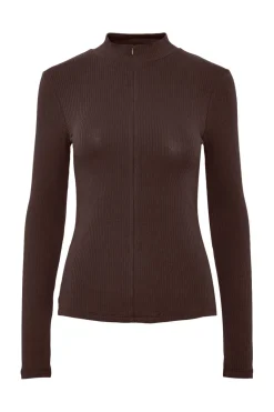 Pckitte Zip Ls T-Neck Top