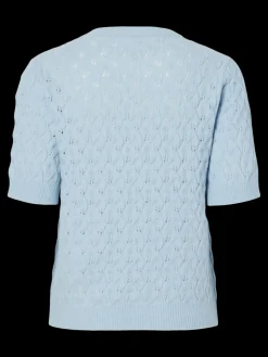 Pclelou Ss O-Neck Knit