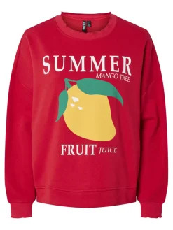 Pcmaliah Ls Print Sweat