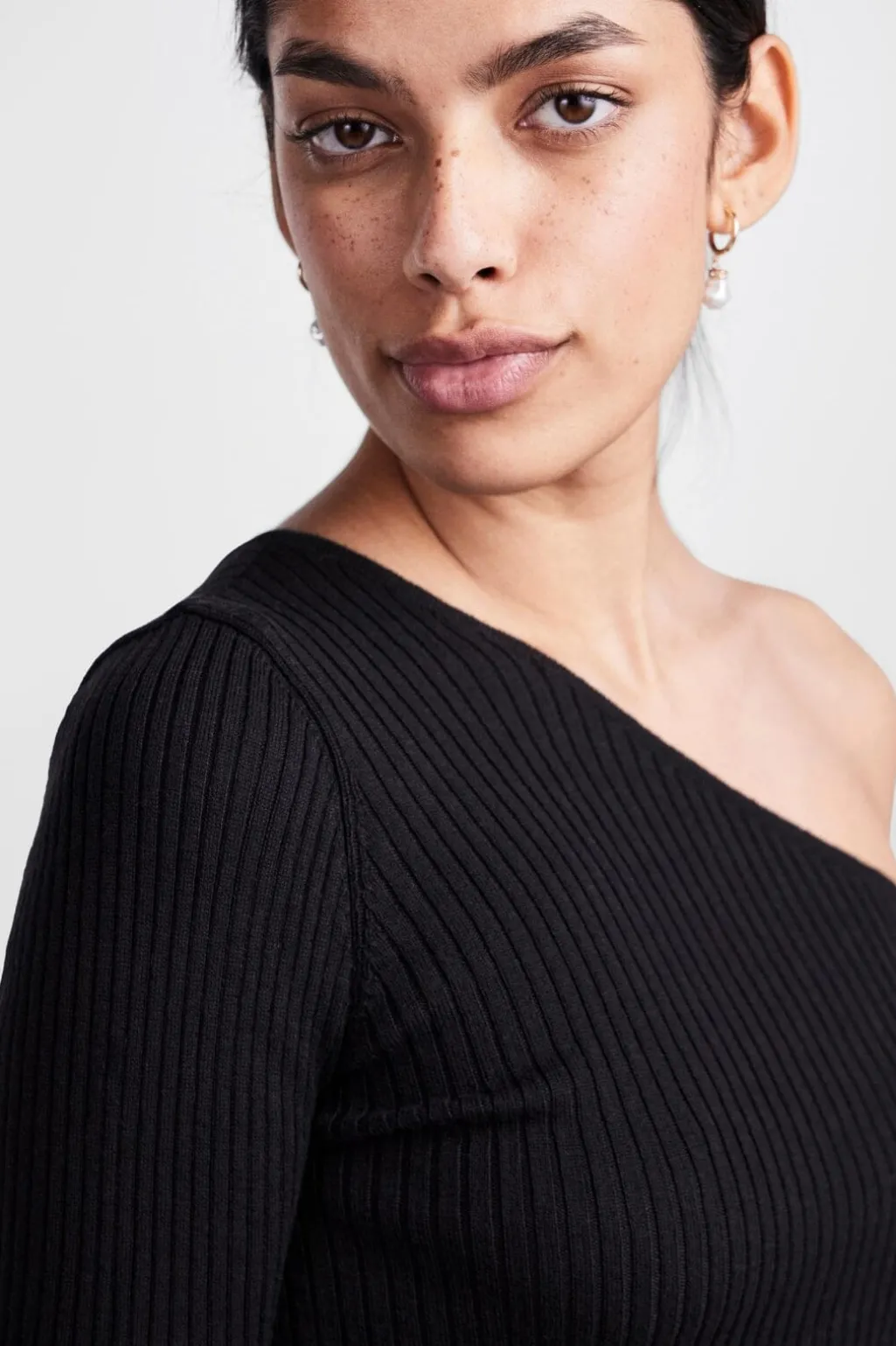 Pcmandy One Shoulder Knit Top Dmo