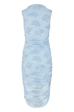 Pcmerry Sl Ruching Short Dress