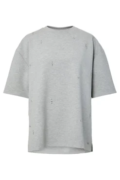 Pcmuna Ss Oversize Detail Tee