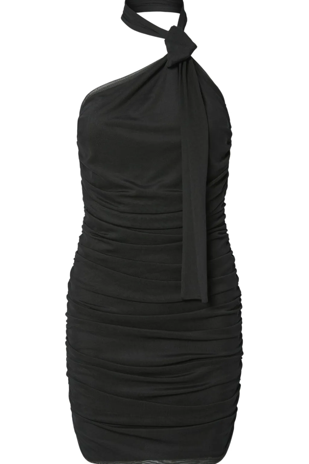 Pcnalle Sl Halterneck Mesh Dress