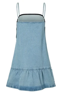 Pcnoel Short Slip Denim Dress Fsy