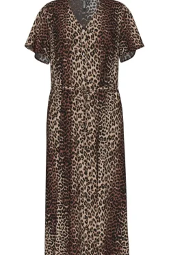 Pcnya Ss V-Neck Midi Dress