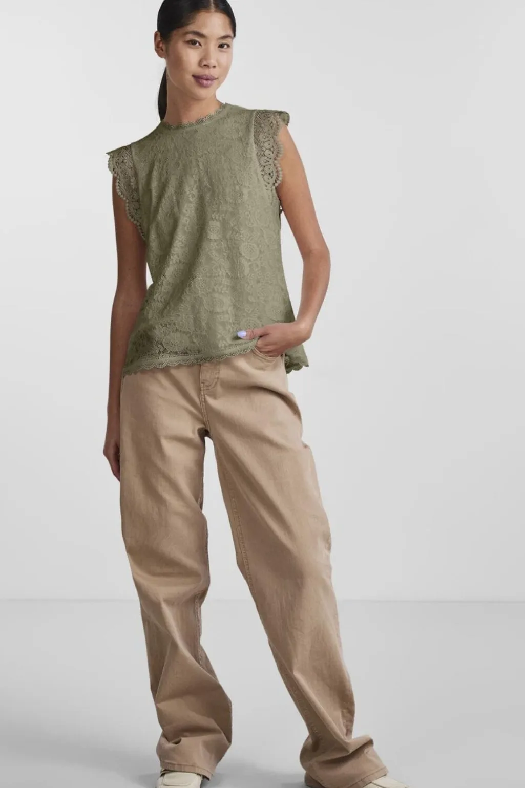 Pcolline Sl Lace Top 17120454