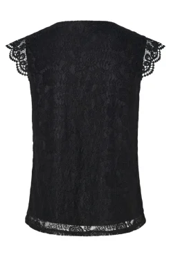 Pcolline Sl Lace V-Neck Top 17154614
