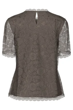 Pcolline Ss Lace Top