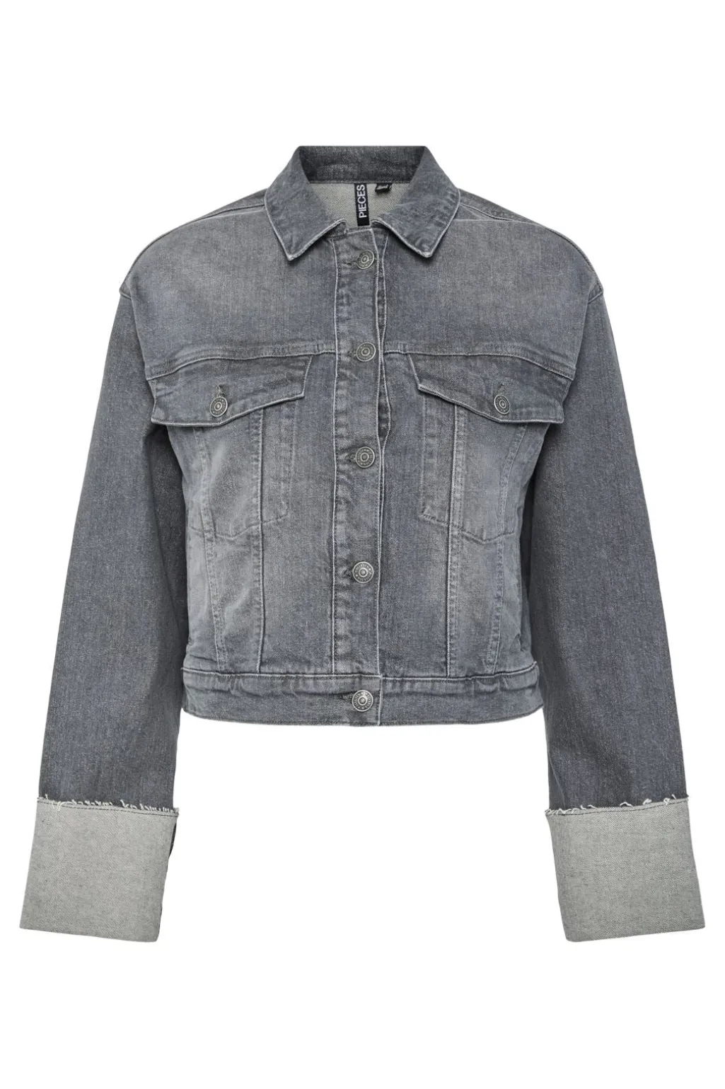 Pcpil Fold Up Denim Jacket