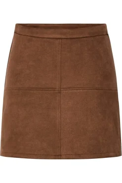 Pcrakel Brushed Mini Skirt