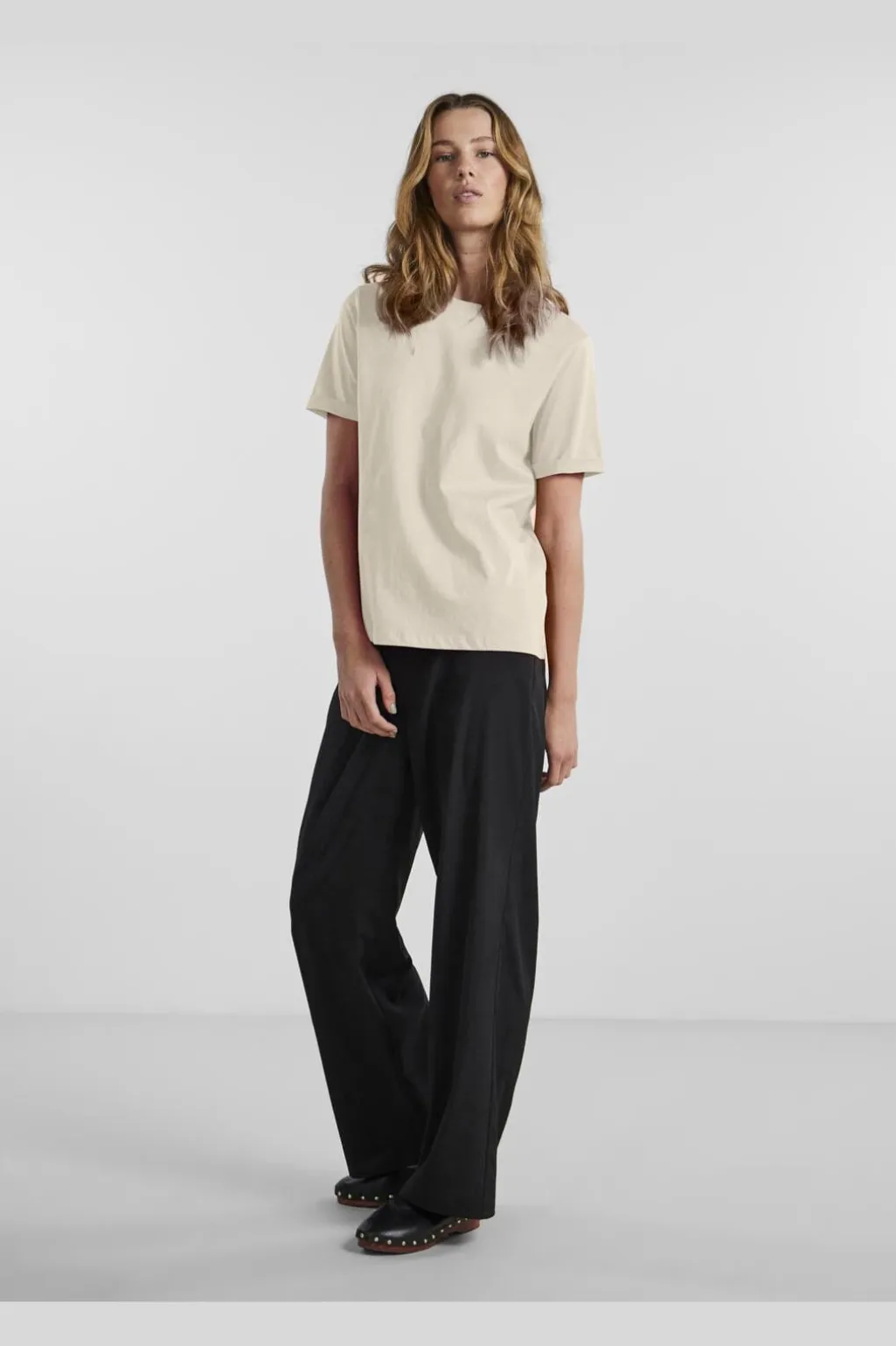 Pcria Ss Fold Up Solid Tee