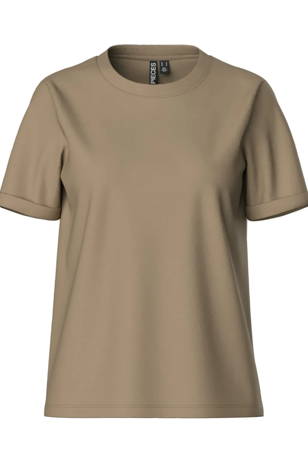 Pcria Ss Fold Up Solid Tee