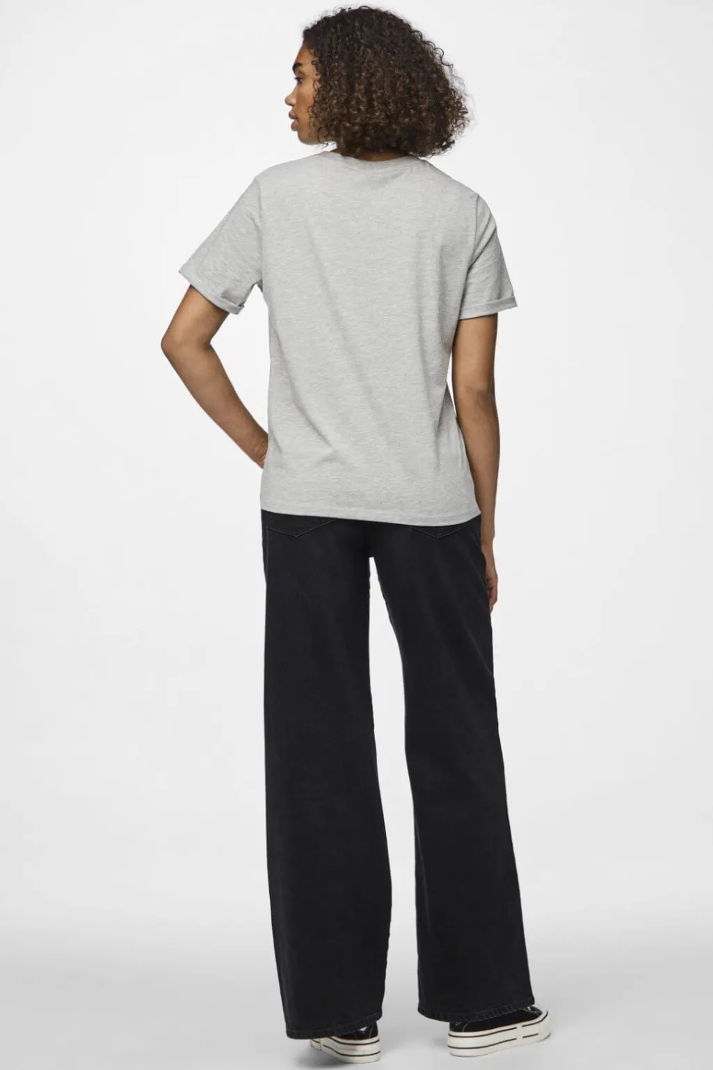 Pcria Ss Fold Up Solid Tee