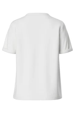 Pcria Ss V-Neck Solid Tee