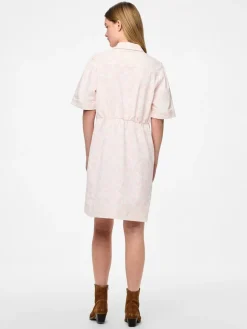 Pcsalume Ss A-Shape Denim Dress