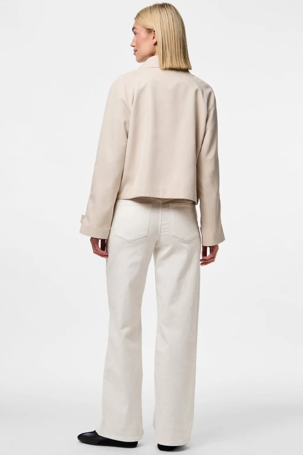 Pcscarlett Ls Short Trenchcoat