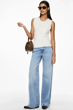 Pcselma Lw Wide Jeans Lb