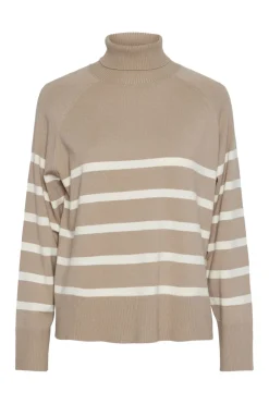 Pcsia Ls Rollneck Knit