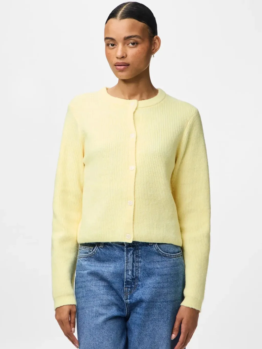 Pcsilly Ls O-Neck Knit Cardigan