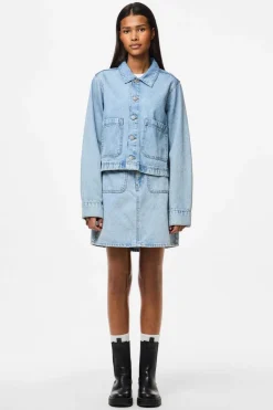 Pcsky Mini Denim Skirt