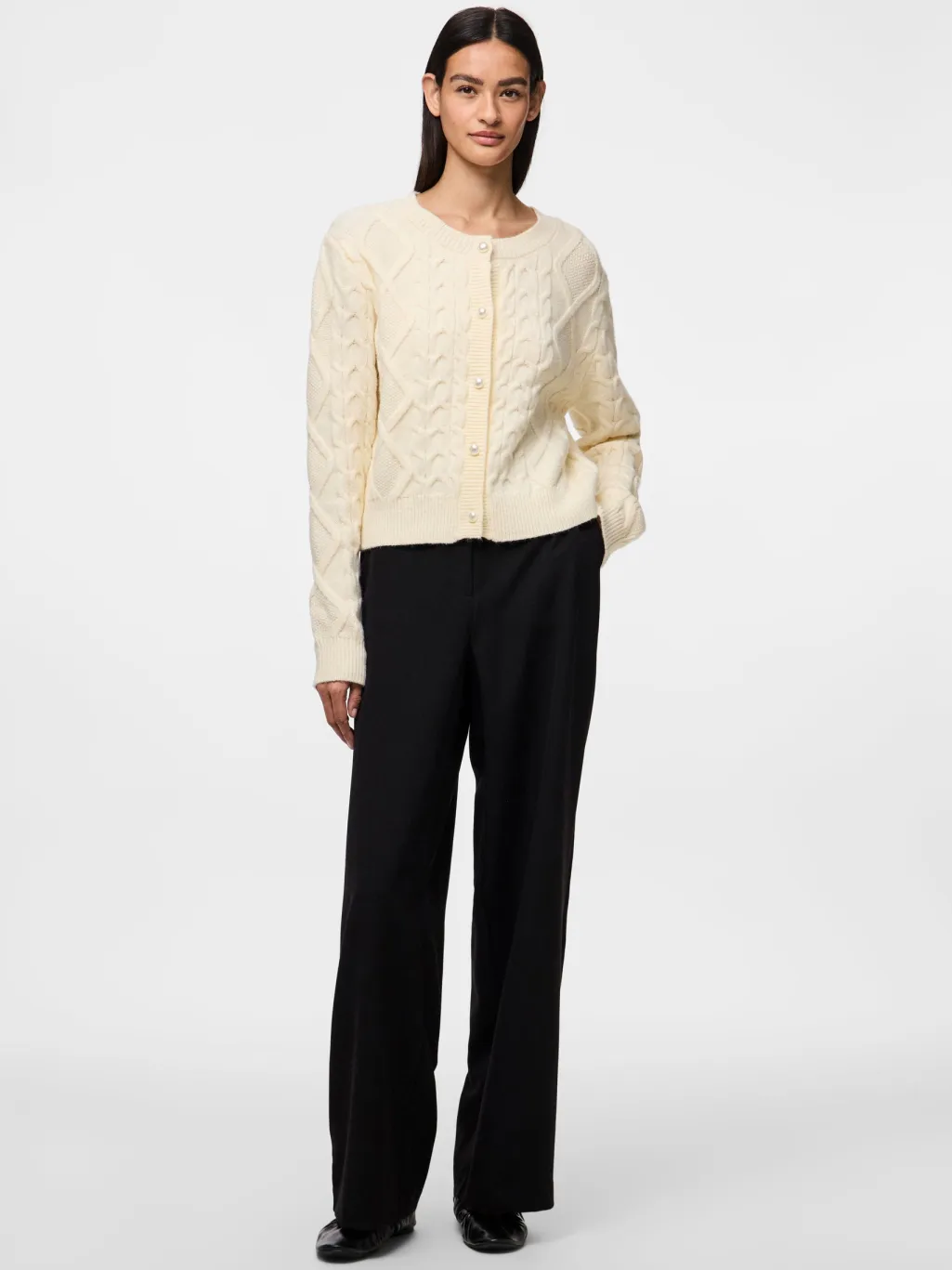 Pcsofia Ls O-Neck Knit Cardigan